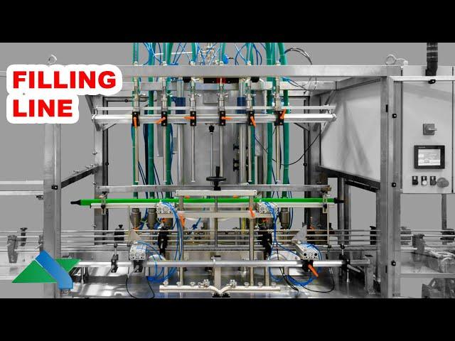 LINEAR FILLING MACHINE - Apollo FM - liquids I ALBERTINA Machinery