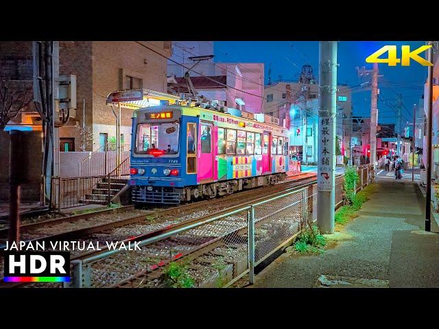 Tokyo evening walk in Sugamo, Japan | Autumn 2024 • 4K HDR