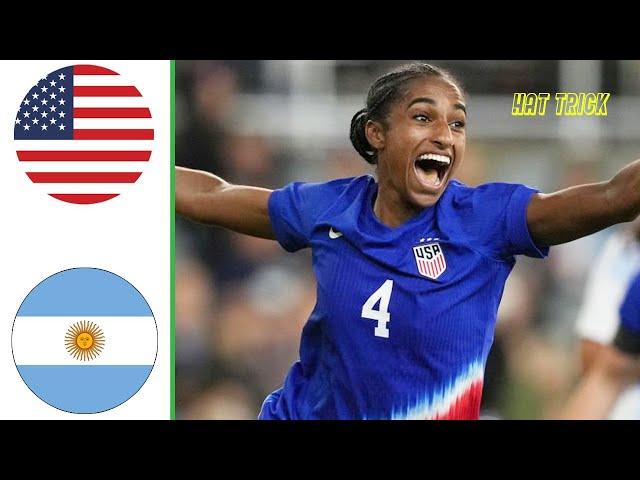 USA vs Argentina | Highlights | Women's Friendly 31-10- 2024