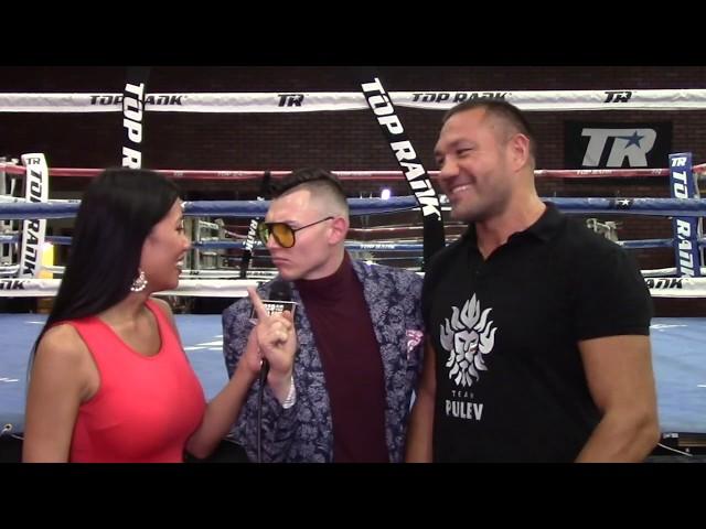 Kubrat Pulev NEVER kissed Helen Yee; surprised Anthony Joshua lost