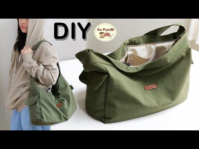 DIY Shoulder Bag with Zipper