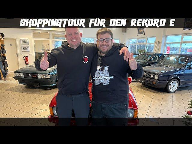 Bekommen wir alles?! | Shoppingtour für den Rekord e | besonderer Besuch bei Risse Motorsport !!!!|