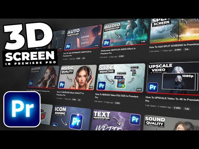 How To Add 3D EFFECTS To VIDEO In Premiere Pro