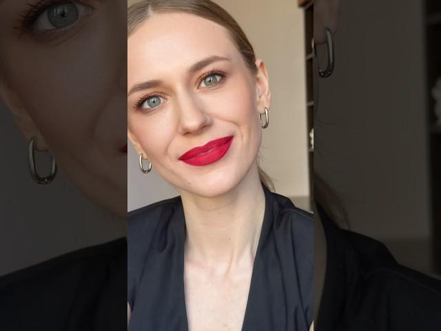Красные губы карандашом #smashbox оттенок #truered#redlipstick#redlipsmakeup#redlips#grwm #makeup