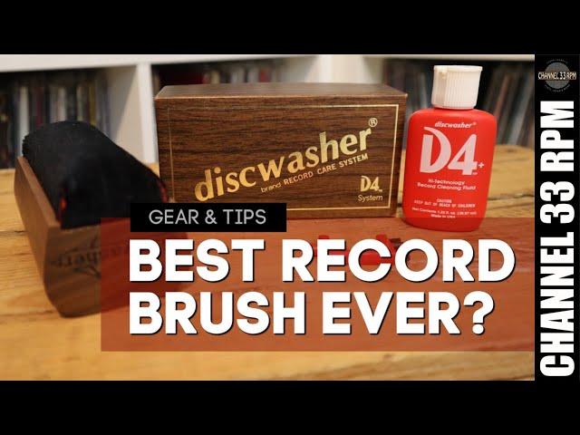 The best record cleaning brush ever made | ORIGINAL DISCWASHER D4 REVISITED