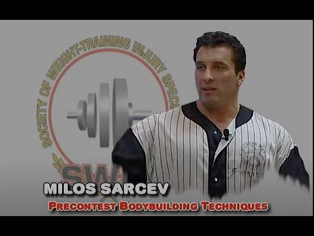 SWIS Videos/Lectures: Contest Prep Bodybuilding Techniques of Milos Sarcev