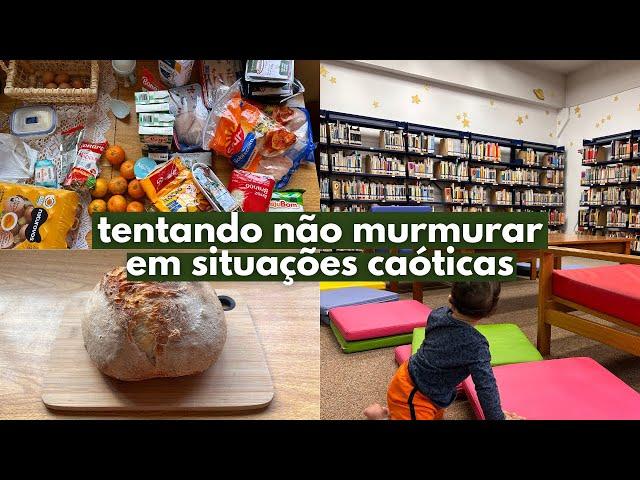 VLOG: COZINHEI PRA SEMANA, DIFICULDADES NA MATERNIDADE, COMPRAS DA SEMANA, COMO FAÇO ESTUDO BÍBLICO