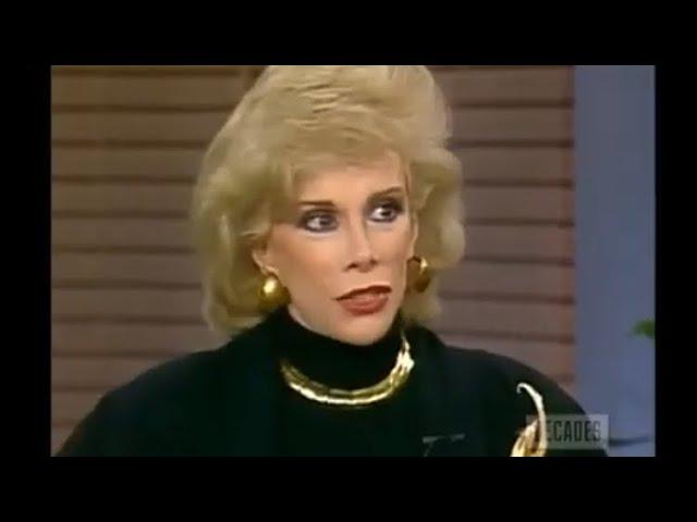 Joan Rivers Dick Cavett 1985