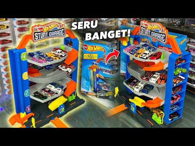 UNBOX TRACK HOT WHEELS STUNT GARAGE! SERU BANGET!