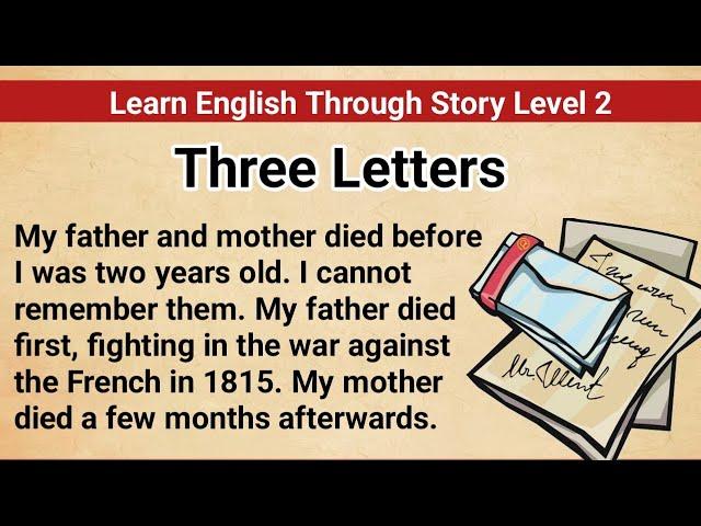 Learn English Through Story Level 2 | Graded Reader Level 2 | English Story| Two Letters