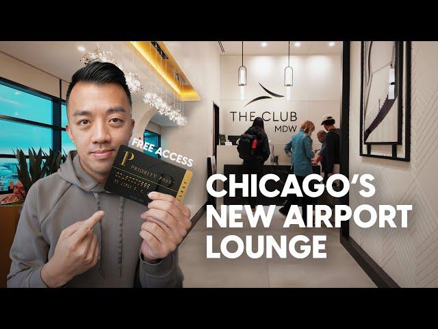 Chicago Midway FIRST PREMIUM Airport Lounge in 96 Years