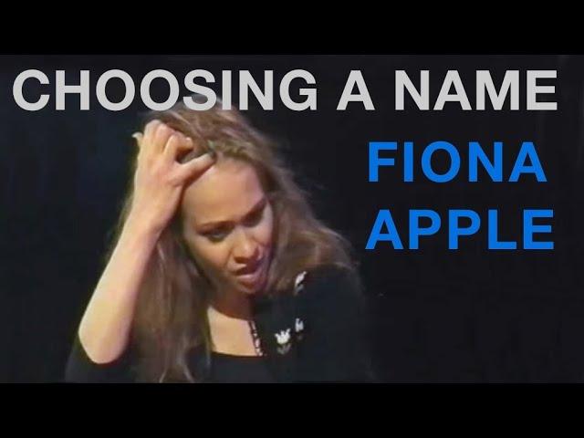 Fiona Apple — On choosing an album title (120 minutes, 1997)