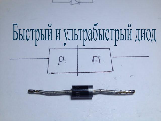 Быстрый и ультрабыстрый диод.Что это за деталь.Как он работает.