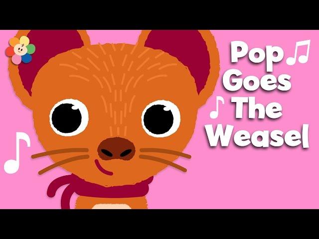 Pop Goes the Weasel with Lyrics | Music Videos | BabyFirst TV