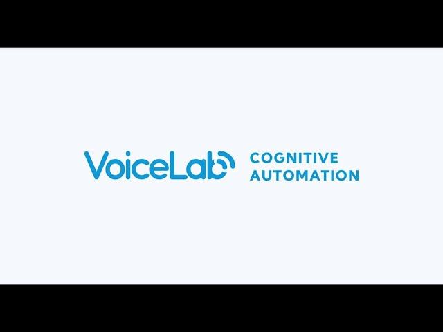VoiceLab Conversational AI Platform - Cognitive Automation