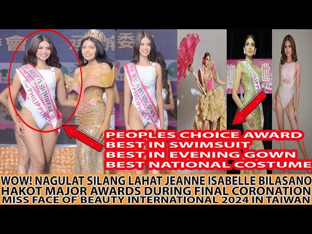 WOW! JEANNE ISABELLE BILASANO HAKOT AWARDS MISS FACE OF BEAUTY INTERNATIONAL 2024 FINALS