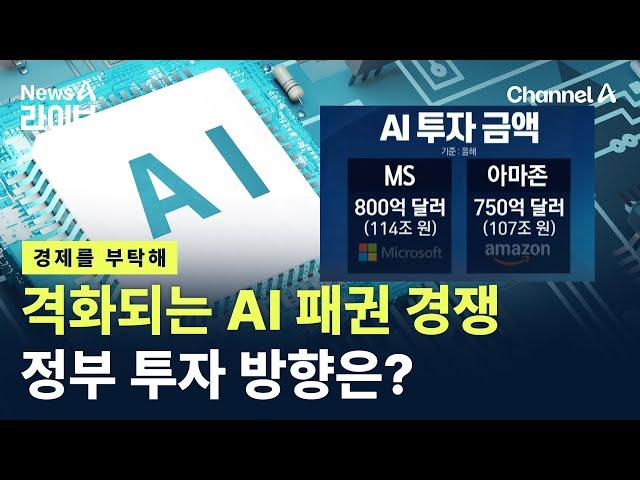 [경제를 부탁해]격화되는 AI 패권 경쟁…우리 정부 투자 방향은? / 채널A / 뉴스A 라이브