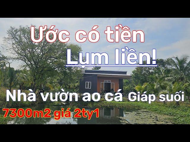 Chị gái độc thân bán nhà vườn nghỉ dưỡng tâm huyết để trang trãi cuộc sống chỉ 287tr/1000m2.