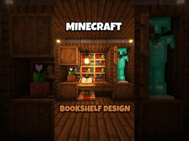  Minecraft Bookshelf Tutorial