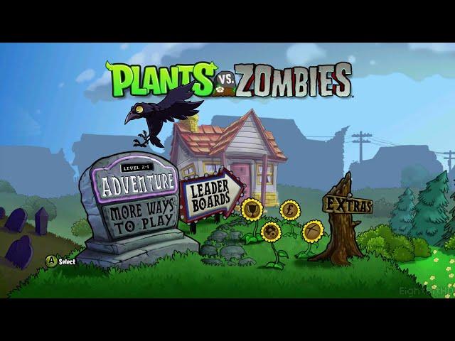 Plants vs. Zombies [XBOX 360] ALL Mini Games Mode Walkthrough Gameplay