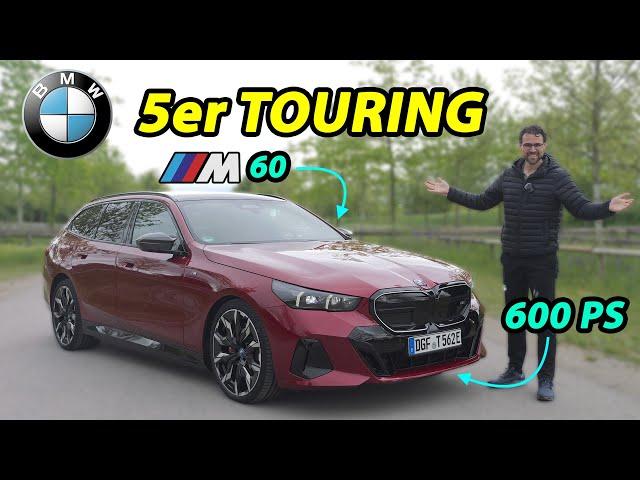 Neuer BMW 5er Touring Fahrbericht mit Autobahn und i5 M60