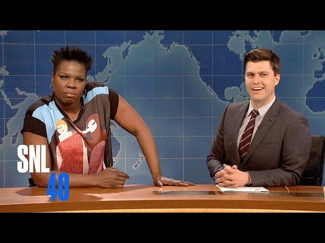 Weekend Update: Leslie Jones on Crazy Bitches - SNL