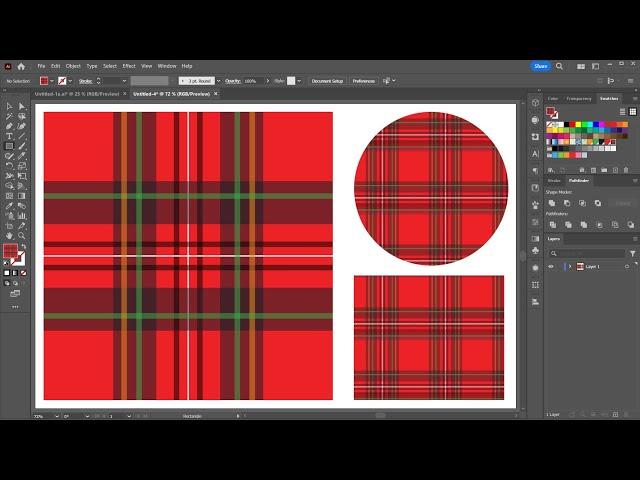 How to Create a Plaid Pattern in Adobe Illustrator