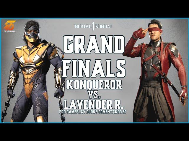 MK1: GRAND FINALS KONQUEROR VS LAVENDER RAIN | KENSHI VS TAKEDA | COMITE ARENA | DJON6 COMENTANDO