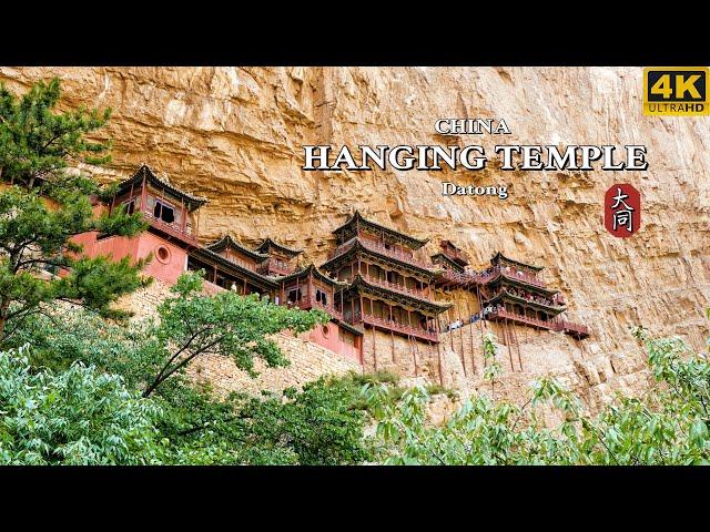 [4K China] Walking Tour In The Hanging Temple | Datong | China Walking Tour