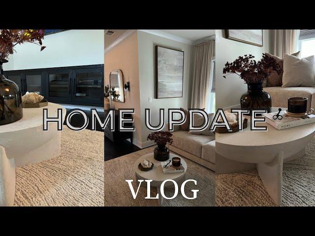 HOUSE TO HOME ~ HOME  UPDATE : NEW FURNITURE | NEW HOME DECOR | RH DELIVERY  | NEUTRAL AESTHETICS