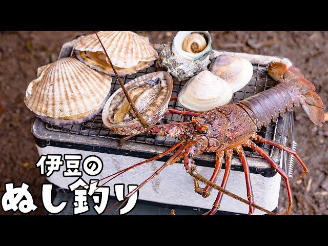 【ソロキャンプ】大雨七輪海鮮BBQ