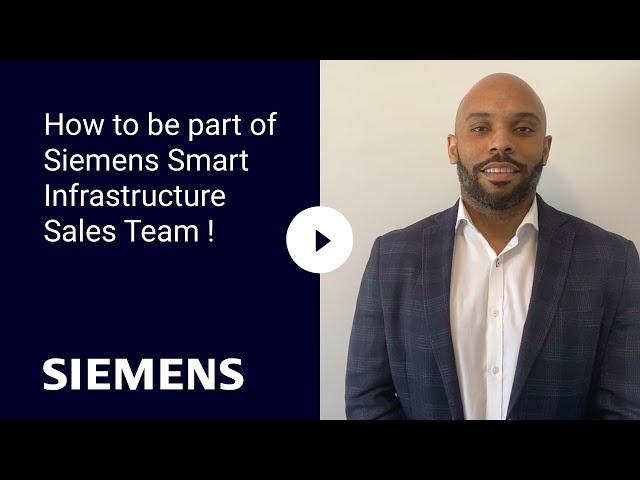 How to be part of Siemens Smart Infrastructure Sales Team