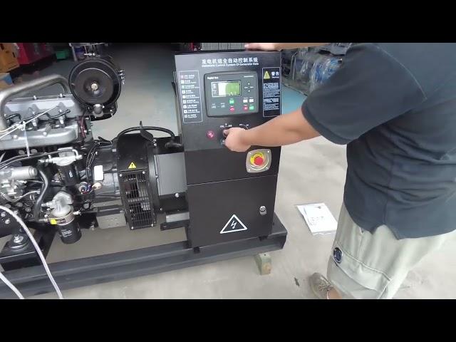 How to Use the Shangcai Brand 50KW Diesel Genset Open Frame