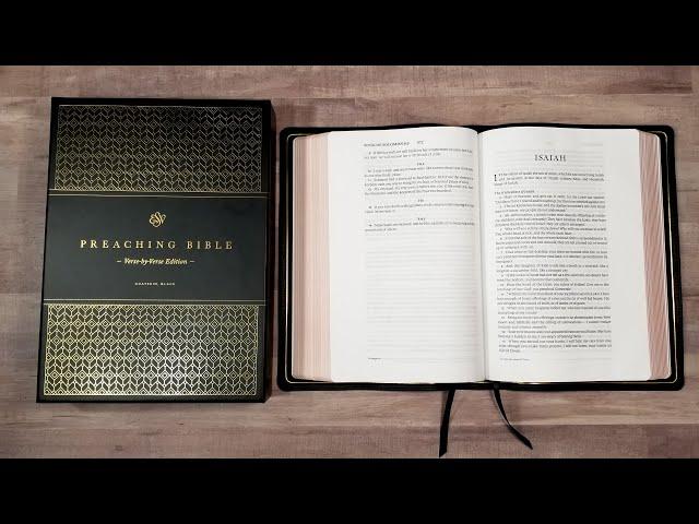 ESV Preaching Bible Verse by Verse Edition