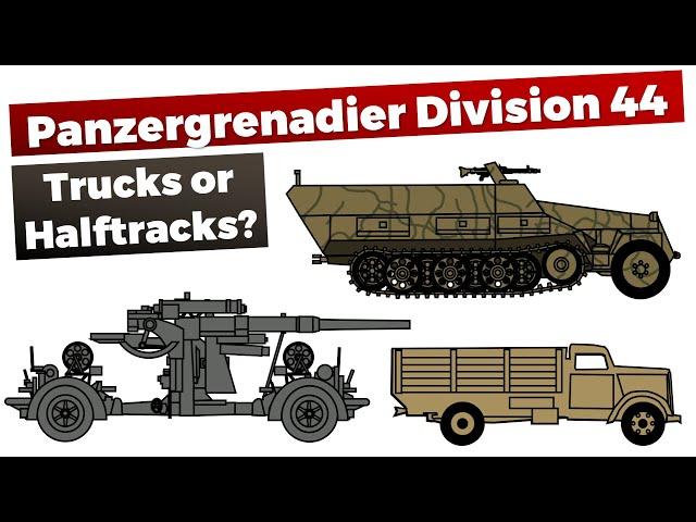 Panzergrenadier-Division & Motorized Infantry Division 1939/1944