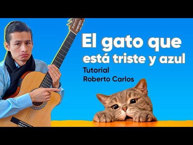  Como tocar El gato triste y azul De Roberto Carlos En Guitarra Acustica