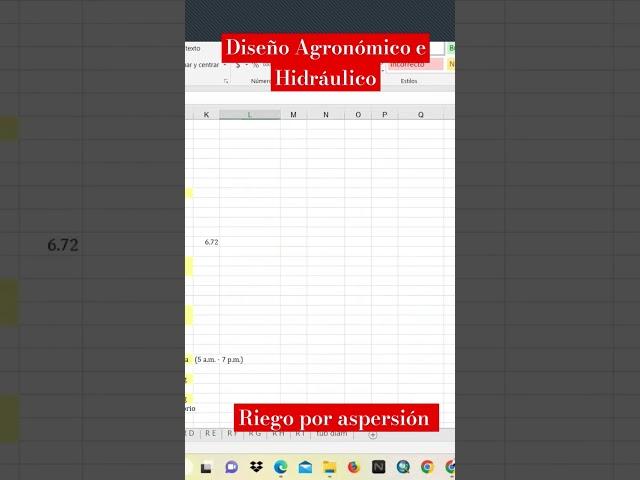 Diseño Agronómico e Hidráulico - Riego por Aspersión