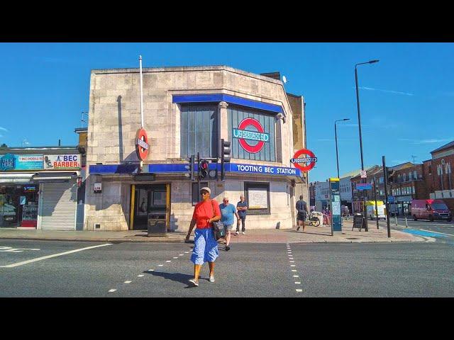 South London Walk  Colliers Wood, Tooting Bec, Balham & Clapham South  4K Binaural