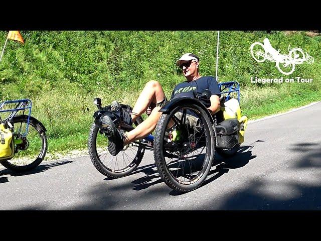 Liegerad on Tour im Schwarzwald zur Kalikutt bei Oberkirch / Oppenau