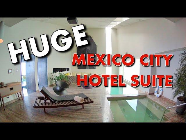 CRAZY HUGE MEXICO CITY LUXURY HOTEL SUITE - InterContinental Presidente Diego Rivera Suite