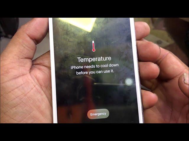 How to Fix iPhone needs to cool down before you can use it warning message