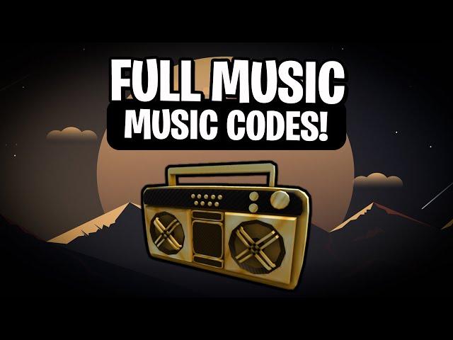 BEST WORKING  ROBLOX FULL MUSIC CODES/ID(S) (JUNE 2024) *STILL WORKING*