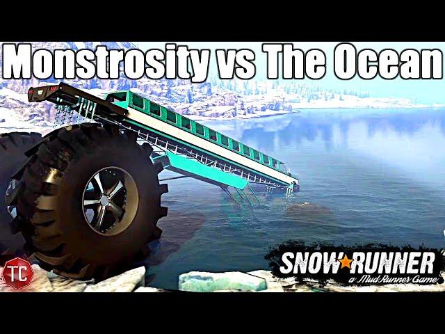 SnowRunner: MONSTROSITY vs THE OCEAN