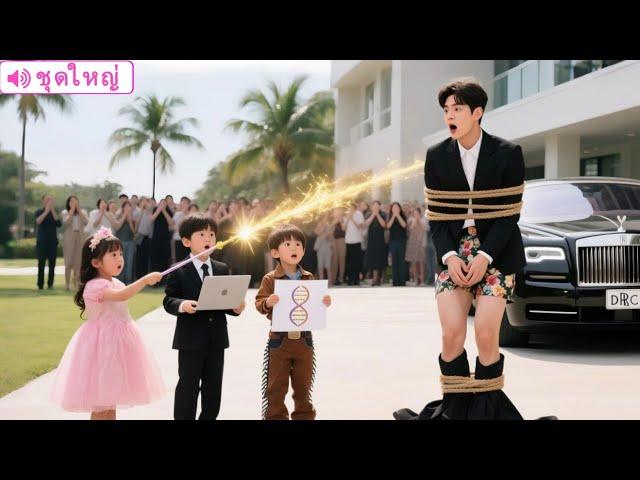 เพื่อไม่ให้เป็นกำพร้า เด็กอัจฉริยะ 3 คนลักพาตัวซีอีโอข้างถนนให้เป็นพ่อ ผลตรวจ DNA ช็อกทุกคน!#drama