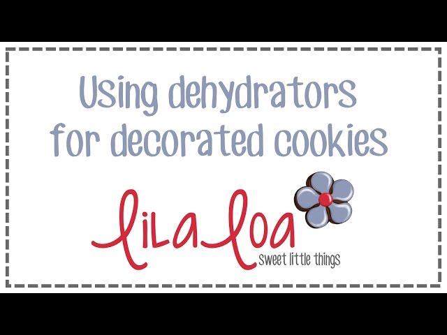 Using a Dehydrator With Decorated Cookies