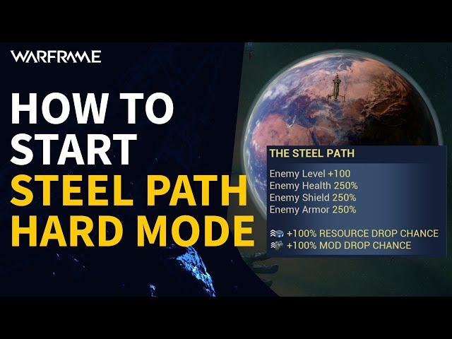 How to start Warframe Hard Mode 'Steel Path' (Warframe)