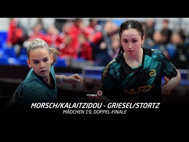 Morsch/Kalaitzidou - Griesel/Stortz | Mädchen 19, Doppel-Finale | TT-Finals 2024 Erfurt