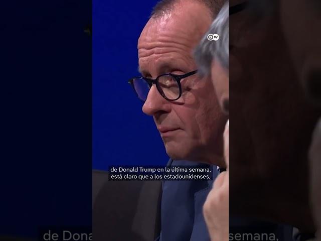 El vencedor de las elecciones en Europa Friedrich Merz, en un video ya publicado de la @dwespanol ©️