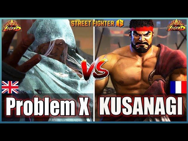 Street Fighter 6 Problem X (M Bison #1)  Vs  KUSANAGI (RYU)Best Ranked MatchFightingGameWorldX