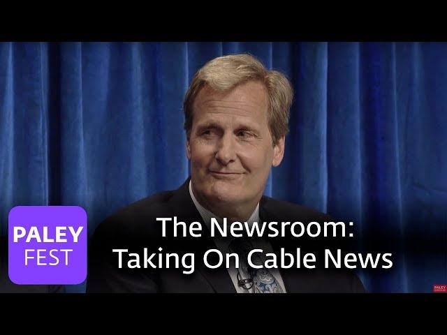 The Newsroom - Aaron Sorkin and Jeff Daniels Talk About Taking On Cable News